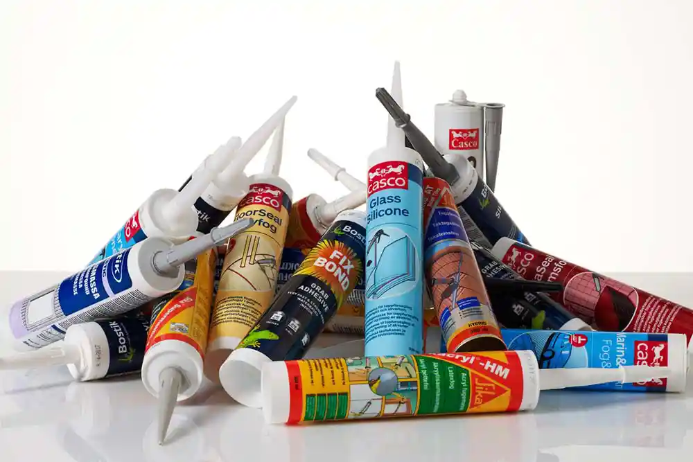 Forskellige fugemasser